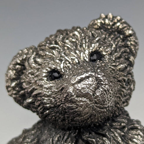 British Country Artists Sterling Silver Sculpture Teddy Bear Figurine 117g